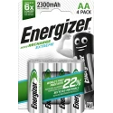 Energizer Rechargeable AA NiMH Battery 2.3 Ah Capacity 1.2 V Nominal Voltage - Pack of 4 7638900416893