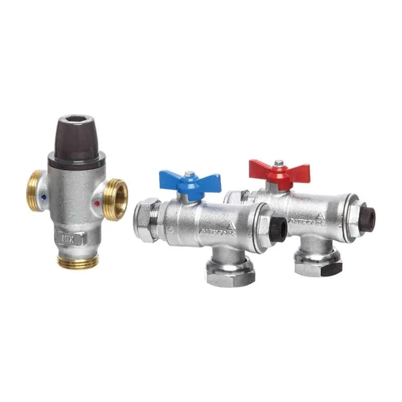 Altecnic Brass Thermostatic Washroom Valve CA-RS/MX5222, 10 bar Pressure, 30-50°C Temperature Range