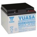 Yuasa 12 V Sealed Lead Acid Battery 24 Ah AGM Construction 175mm x 125mm NPC24-12
