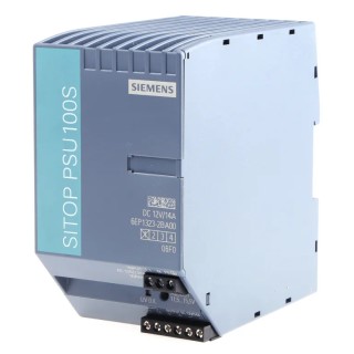 Siemens SITOP PSU100S Switched Mode DIN Rail Power Supply 264V AC Input 28V DC Output 14A 168W PSU100S