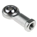 RS PRO M12 x 1.75 Female Steel Rod End, 12mm Bore, 65mm Width, Dynamic Load 26700N, Static Load 14000N 198-8995