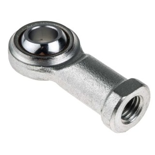 RS PRO M12 x 1.75 Female Steel Rod End, 12mm Bore, 65mm Width, Dynamic Load 26700N, Static Load 14000N 198-8995