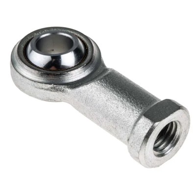 RS PRO M12 x 1.75 Female Steel Rod End, 12mm Bore, 65mm Width, Dynamic Load 26700N, Static Load 14000N 198-8995