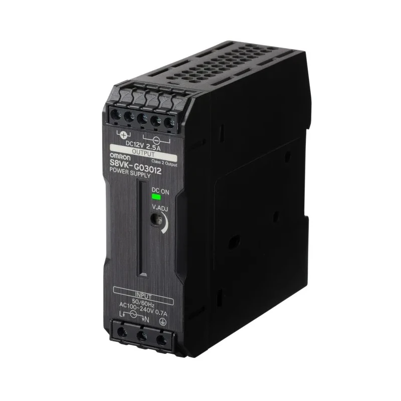 Omron S8VK-G Switched Mode DIN Rail Power Supply 100-240V AC 90-350V DC Input 12V DC Output 2.5A 30W 