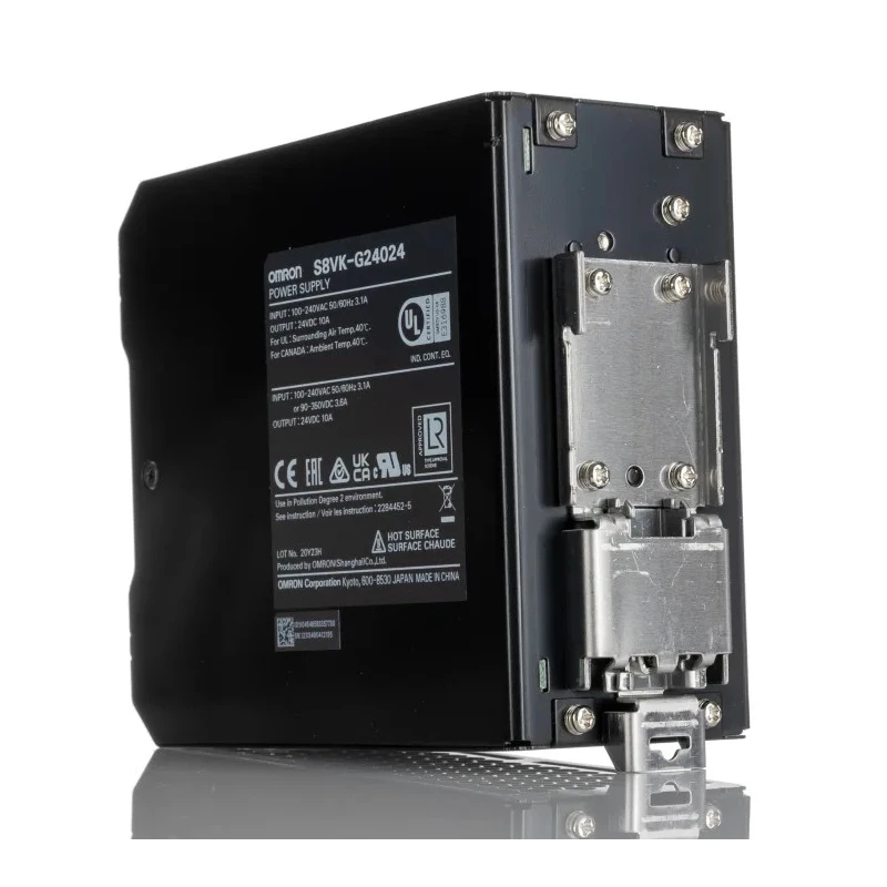 Omron S8VK-G Switched Mode DIN Rail Power Supply 1 Phase 240W 24V DC 10A Output 