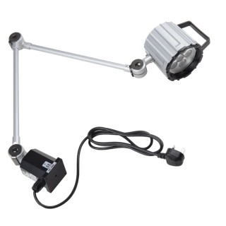 RS PRO LED Machine Light 9W 260V AC Adjustable Arm IP65 400mm Reach 800mm Arm Length MODEL 777-8028