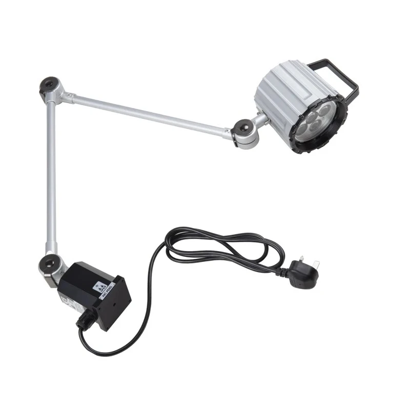 RS PRO LED Machine Light 9W 260V AC Adjustable Arm IP65 400mm Reach 800mm Arm Length MODEL 777-8028