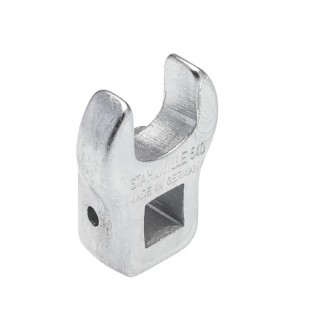STAHLWILLE Crow Foot Spanner Head, 1/4 in Insert Size, 10 mm Chrome Alloy Steel, Chrome Finish 01200010