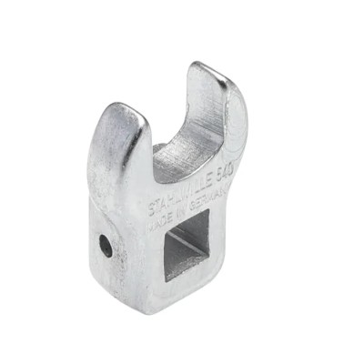 STAHLWILLE Crow Foot Spanner Head, 1/4 in Insert Size, 10 mm Chrome Alloy Steel, Chrome Finish 01200010