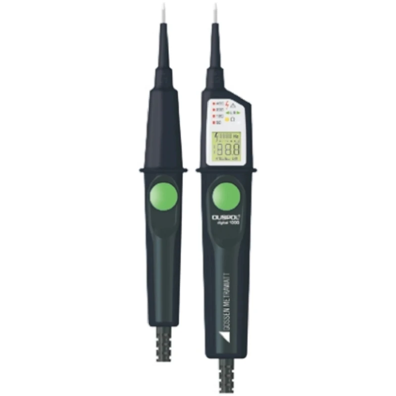 Gossen Metrawatt DUSPOL Digital 1000 LCD Voltage Tester 1000 V AC 1200 V Continuity Check Battery Powered CAT IV M611F