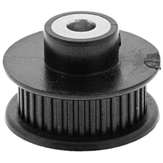 RS PRO Timing Belt Pulley Glass Filled Polycarbonate, Aluminium 6 mm Belt Width 2 mm Pitch 36 Teeth PP36MXL025MI