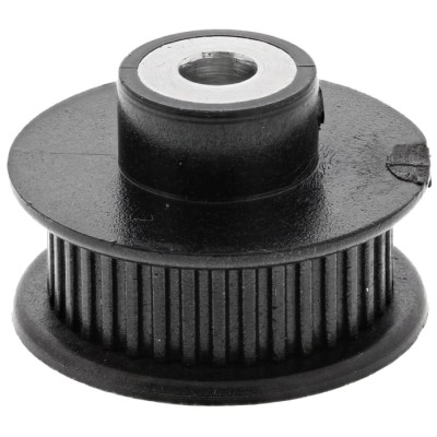 RS PRO Timing Belt Pulley Glass Filled Polycarbonate, Aluminium 6 mm Belt Width 2 mm Pitch 36 Teeth PP36MXL025MI