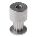 RS PRO Aluminium Timing Belt Pulley 6.4 mm Acceptable Belt Width 2 mm Pitch 10 Teeth P10MXL025FB