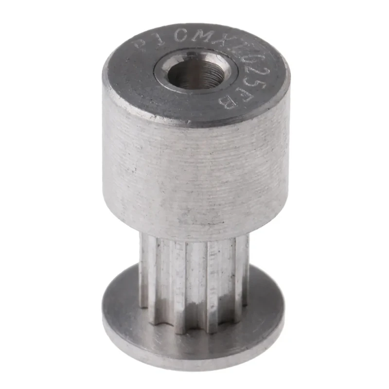 RS PRO Aluminium Timing Belt Pulley 6.4 mm Acceptable Belt Width 2 mm Pitch 10 Teeth P10MXL025FB