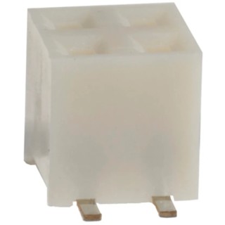 Hirose A3 Series Straight Surface PCB Socket, 4-Contact, 2 Row, 2 mm Pitch Solder A3-4DA-2SV(71)