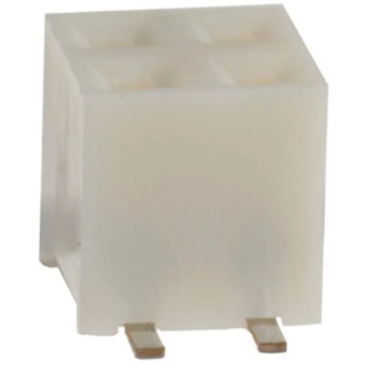Hirose A3 Series Straight Surface PCB Socket, 4-Contact, 2 Row, 2 mm Pitch Solder A3-4DA-2SV(71)