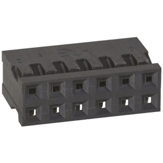 Hirose A3B Female Connector Housing 2 mm Pitch 12 Way 2 Row Straight A3B-12D-2C