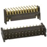 Hirose DF11 Series Right Angle Through Hole PCB Header 24 Contacts 2 mm Pitch 2 Row Shrouded DF11