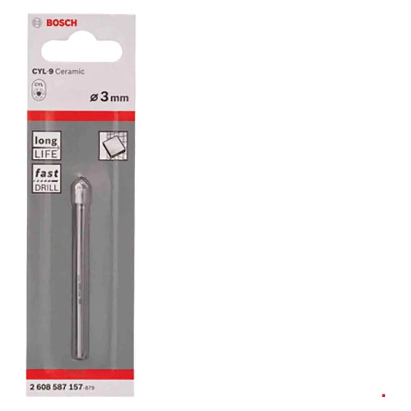Bosch Steel Drill Bit 4 to 16 mm Diameter, 80 mm Overall Length, Hex Shank, Bright Finish 2608707346