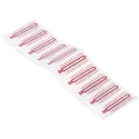 RS PRO Temperature Sensitive Label 77 °C to 127 °C 10 Levels 51mm x 18mm 779-9772