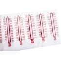 RS PRO Temperature Sensitive Label 77 °C to 127 °C 10 Levels 51mm x 18mm 779-9772
