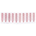 RS PRO Temperature Sensitive Label 77 °C to 127 °C 10 Levels 51mm x 18mm 779-9772