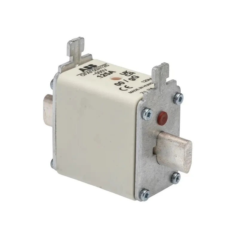 ABB 125A Centred Tag Fuse NH00 500V High Rupture Capacity Blade Tag OFAF00H125 1SCA022627R1630