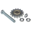 Resatec Galvanised Steel 15 Tooth Sprocket KS1/2X12, Outside Diameter 76.36mm KS1/2X12