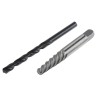 RS PRO 2 Piece Steel Screw Extractor Plastic Case Set 2 Pcs 779-8830