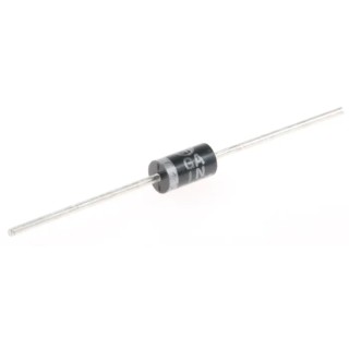onsemi Silicon Junction, Single Diode, 3 A Forward Current, 800 V Peak Reverse Voltage, 2-Pin DO-41 Package 1N5407G