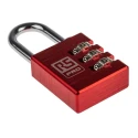 RS PRO Aluminium Combination Padlock 5 mm Shackle, 30 mm Body 781-6041