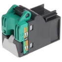 Schneider Electric Actassi Series RJ45 Connector Female Cable Cat5e U/UTP Shield Straight 1 Port 8 Way RJ45 