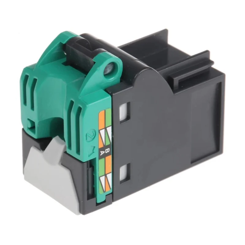 Schneider Electric Actassi Series RJ45 Connector Female Cable Cat5e U/UTP Shield Straight 1 Port 8 Way RJ45 