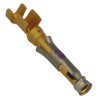 TE Connectivity Female Crimp Circular Connector Contact, Contact Size 16, Wire Size 14 and 18 AWG, Gold Plated 1-66360-4