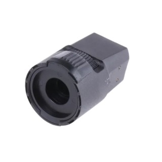Vishay 22.5 mm Knob Diameter Black Plastic Dial Potentiometer Knob for 6.35 mm Circular Shaft 50A21B10