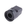 Vishay 22.5 mm Knob Diameter Black Plastic Dial Potentiometer Knob for 6.35 mm Circular Shaft 50A21B10