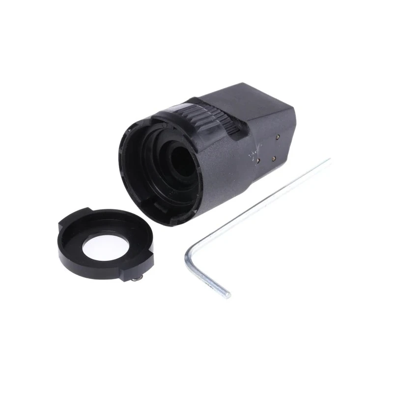 Vishay 22.5 mm Knob Diameter Black Plastic Dial Potentiometer Knob for 6.35 mm Circular Shaft 50A21B10