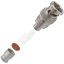 TE Connectivity AMP Series Twin Axial Coaxial Connector Cable Male Straight Body Crimp 5332225-5