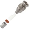 TE Connectivity AMP Series Twin Axial Coaxial Connector Cable Male Straight Body Crimp 5332225-5