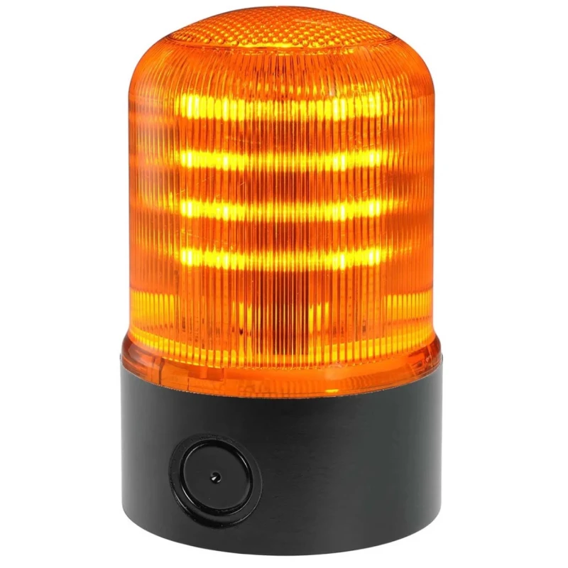 RS PRO M-LINE FLR Series Amber Beacon 240V AC LED 92mm Diameter x 148mm Height IP66 Industrial Signal Beacon 199-9768