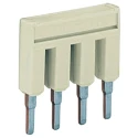 WAGO Jumper Bar Accessory for 2000 Series Terminal Blocks Light Grey RoHS Compliant 2000-404