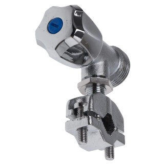 RS PRO Stopcock 15 mm, Chrome Plated Self Cutting Tap for 15 mm Pipes 784-5535