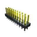 Samtec TSW Series Straight Through Hole Pin Header, 8 Contact, 2.54 mm Pitch, 1 Row, Unshrouded TSW-108-18-G-S