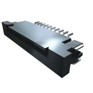 Samtec ZF1 0.5 mm Pitch 20 Way Horizontal Female Edge Connector Surface Mount Solder Termination ZF5S-20-01-T-WT-TR