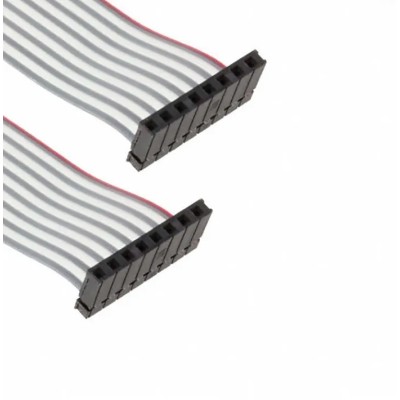 Samtec Ribbon Cable Flat Ribbon 2.54 mm Pitch 457.2 mm Length IDSS-03-D-18.00