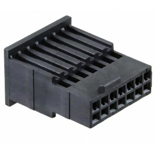 Samtec PCB Connector Housing Female 12 Contacts 2 Row 1.27 mm Pitch Cable Mount Top Entry ISDF-06-D-M
