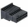 Samtec PCB Connector Housing Female 12 Contacts 2 Row 1.27 mm Pitch Cable Mount Top Entry ISDF-06-D-M