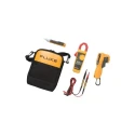 Fluke Thermometer Kit with IR Thermometer, Clamp Meter & Voltage Detector 650°C Max, -30°C Min, ±1°C FL62MAX+/323/1AC