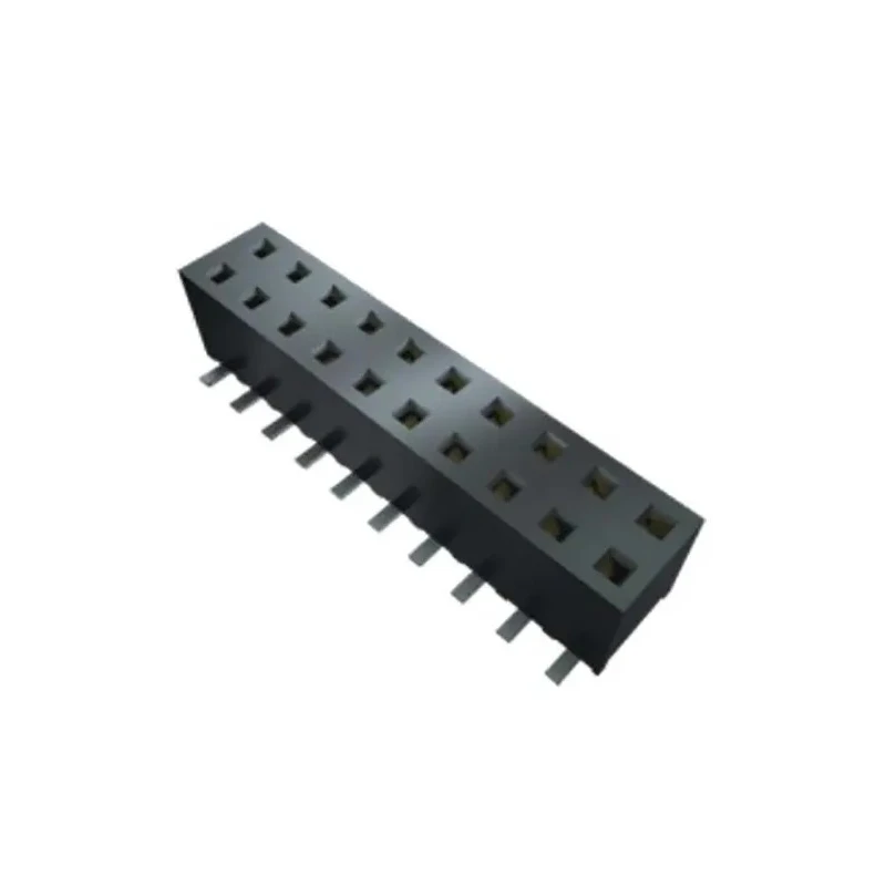 Samtec MMS Series Straight Through Hole PCB Socket 7-Contact 1 Row 2 mm Pitch Solder MMS-107-01-L-SV