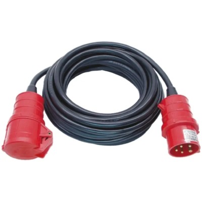 brennenstuhl Extension Lead 25 m 1 Socket CEE 400V IP44 Neoprene Cable H07RN-F 16A 1667720